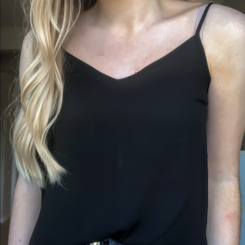 Black v neck camisole